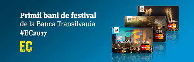 Card personalizat cu poza Electric Castle si 50 de lei bonus